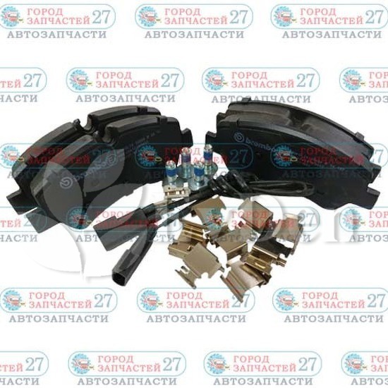 Тормозные колодки задние с датчиком P24187 Brembo Ford Transit